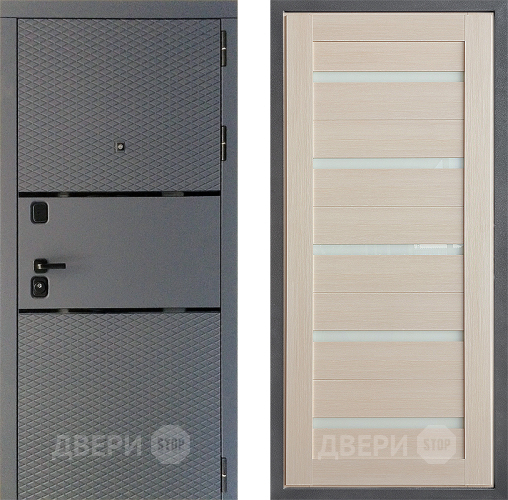 Входная металлическая Дверь Дверной континент Диамант Дизайн ФЛ-47 Капучино в Воскресенске