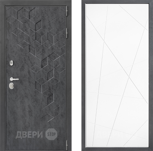 Дверь Дверной континент ДК-3/713 ФЛ-655 Белый софт в Воскресенске