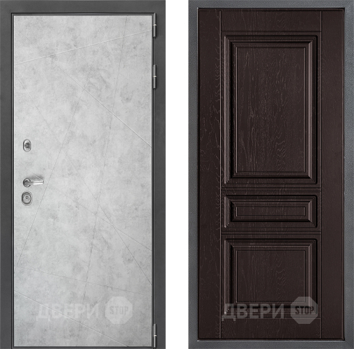 Дверь Дверной континент ДК-3/743 ФЛ-243 Дуб шоколадный в Воскресенске