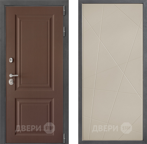 Входная металлическая Дверь Дверной континент ДК-3/729 ФЛ-655 Капучино в Воскресенске