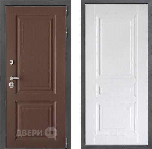 Дверь Дверной континент ДК-3/729 ФЛ-243 Альберо Браш серебро в Воскресенске