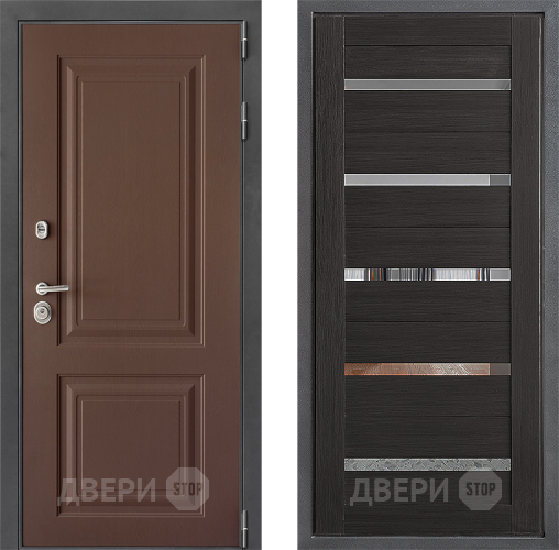 Входная металлическая Дверь Дверной континент ДК-3/729 ФЛ-47 Венге в Воскресенске