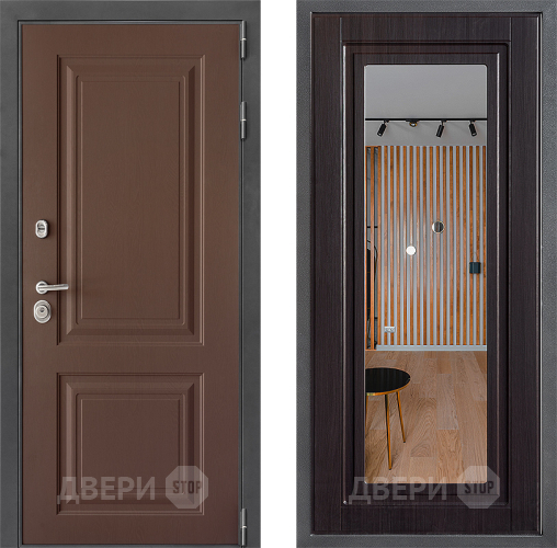 Дверь Дверной континент ДК-3/729 ФЛЗ Зеркало Венге в Воскресенске