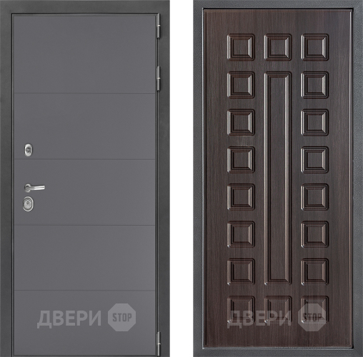 Входная металлическая Дверь Дверной континент ДК-3/649 ФЛ-183 Венге в Воскресенске