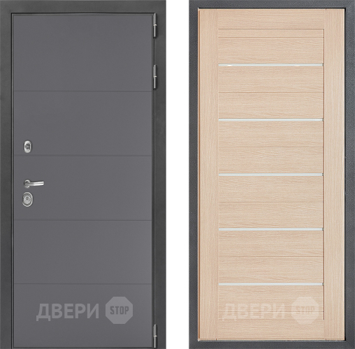Входная металлическая Дверь Дверной континент ДК-3/649 ФЛ-46 Капучино в Воскресенске