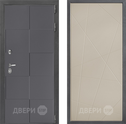 Входная металлическая Дверь Дверной континент ДК-3/606 ФЛ-655 Капучино в Воскресенске