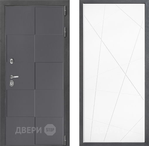 Дверь Дверной континент ДК-3/606 ФЛ-655 Белый софт в Воскресенске