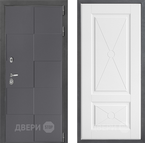 Входная металлическая Дверь Дверной континент ДК-3/606 ФЛ-617 Софт милк в Воскресенске
