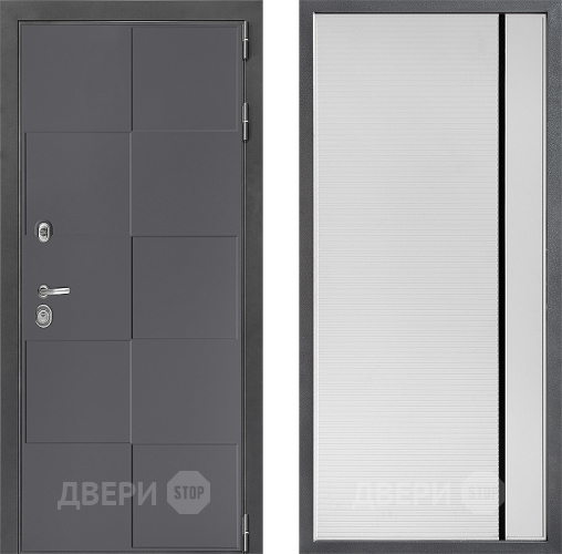 Дверь Дверной континент ДК-3/606 ФЛ-757 Черное Стекло Софт милк в Воскресенске