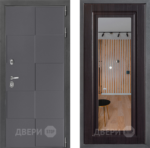 Дверь Дверной континент ДК-3/606 ФЛЗ Зеркало Венге в Воскресенске