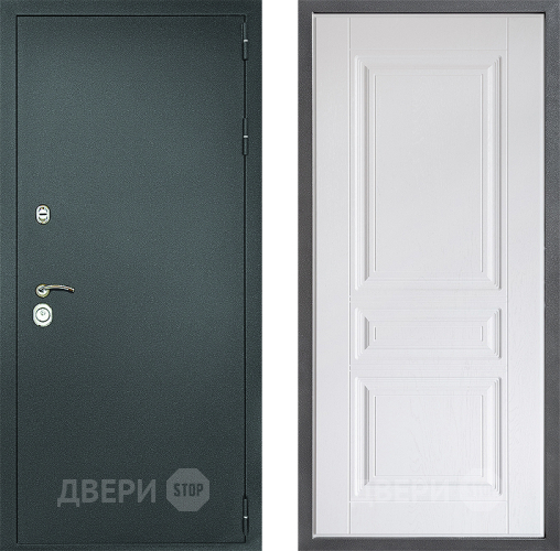Входная металлическая Дверь Дверной континент Рубикон Серебро Дизайн ФЛ-243 Альберо Браш серебро в Воскресенске