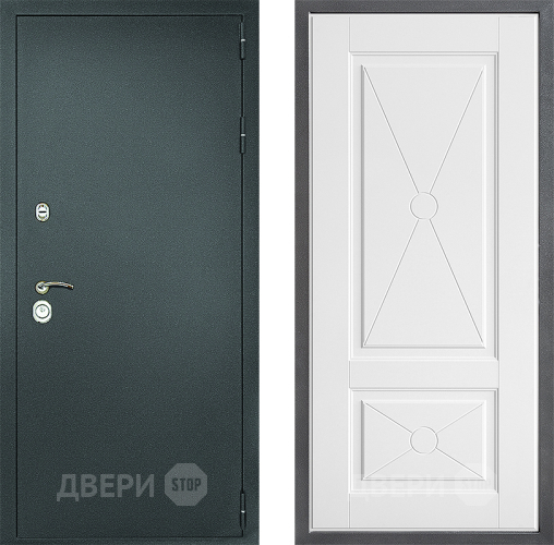 Входная металлическая Дверь Дверной континент Рубикон Серебро Дизайн ФЛ-617 Софт милк в Воскресенске