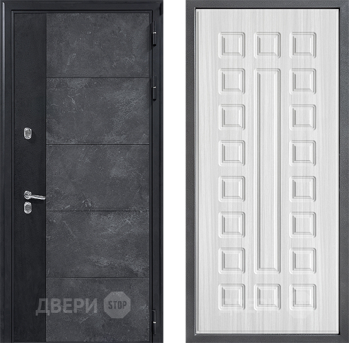 Входная металлическая Дверь Дверной континент ДК-15 Бетон ТЕРМО ФЛ-183 Сандал белый в Воскресенске