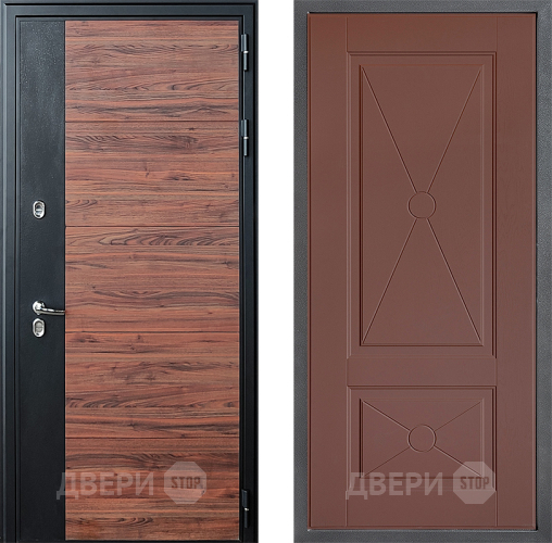 Дверь Дверной континент ДК-15 Красное Дерево ТЕРМО ФЛ-617 Ясень шоколадный в Воскресенске