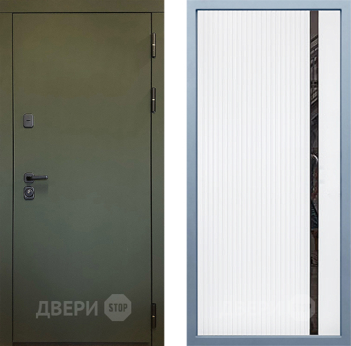 Входная металлическая Дверь Дива МД-61 МХ-46 Белый матовый в Воскресенске