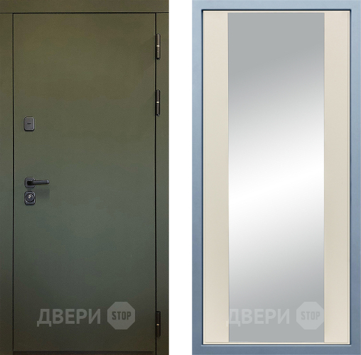 Входная металлическая Дверь Дива МД-61 Д-15 Зеркало Шампань в Воскресенске