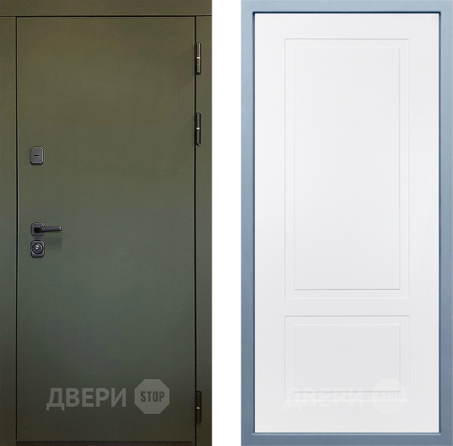 Входная металлическая Дверь Дива МД-61 Н-7 Белый в Воскресенске