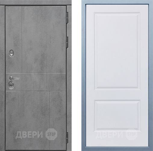 Входная металлическая Дверь Дива МД-48 Д-7 Белый в Воскресенске