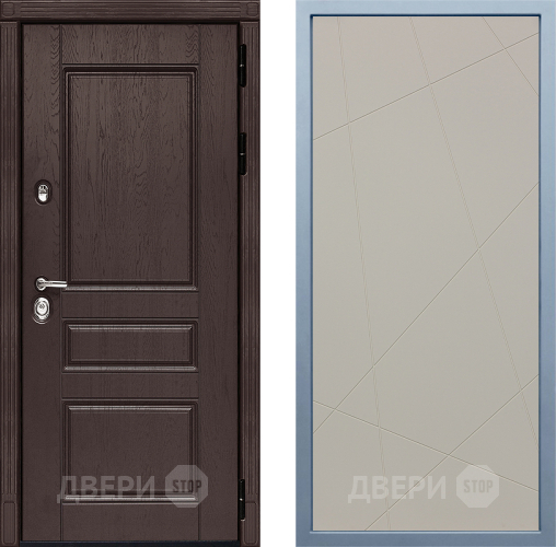 Входная металлическая Дверь Дива МД-90 Д-11 Шампань в Воскресенске