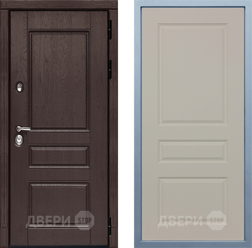 Входная металлическая Дверь Дива МД-90 Д-13 Шампань в Воскресенске