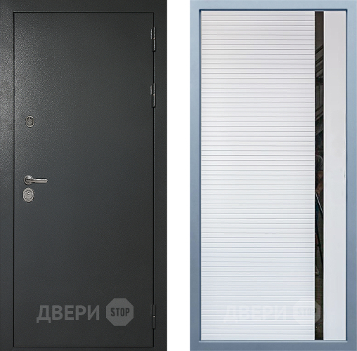 Входная металлическая Дверь Дива МД-40 Титан МХ-45 Белый матовый в Воскресенске