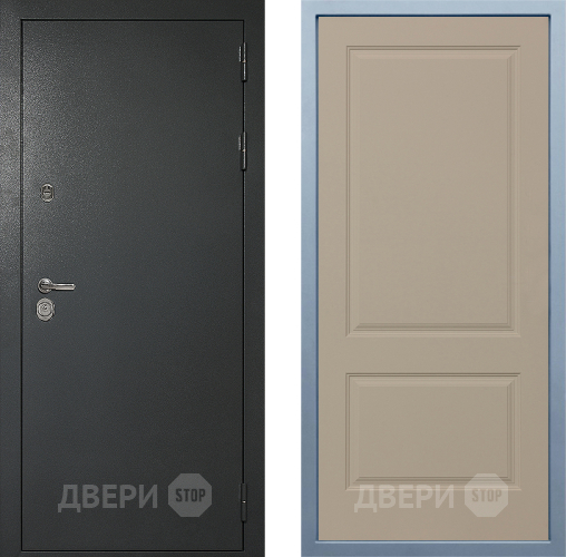Входная металлическая Дверь Дива МД-40 Титан Д-7 Шампань в Воскресенске