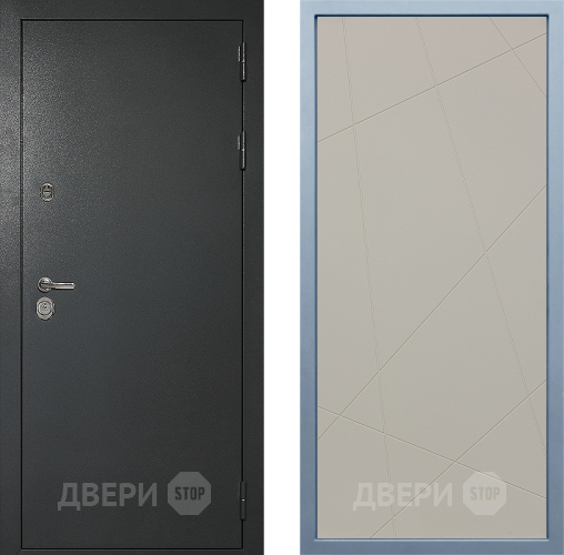 Входная металлическая Дверь Дива МД-40 Титан Д-11 Шампань в Воскресенске
