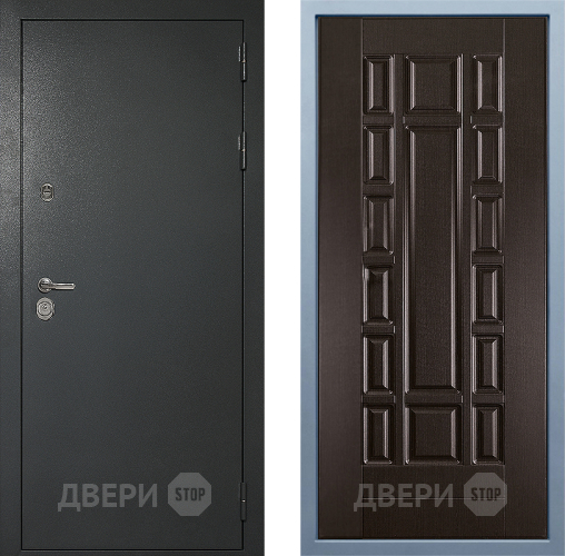 Входная металлическая Дверь Дива МД-40 Титан М-2 Венге в Воскресенске