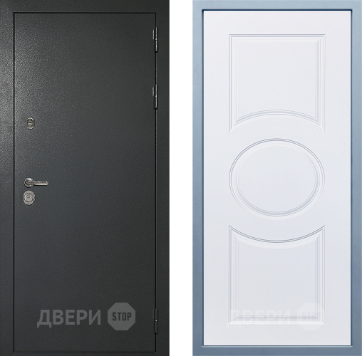 Входная металлическая Дверь Дива МД-40 Титан М-30 Белый в Воскресенске