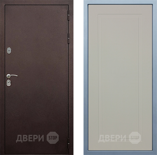 Входная металлическая Дверь Дива МД-40 Медь Н-10 Шампань в Воскресенске