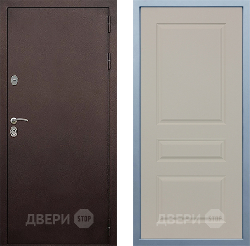 Входная металлическая Дверь Дива МД-40 Медь Д-13 Шампань в Воскресенске