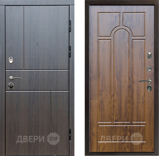 Входная металлическая Дверь Престиж Горизонт Венге Арка Дуб в Воскресенске