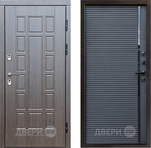 Дверь Престиж TERMO с терморазрывом Престиж Porte Черный кварц в Воскресенске