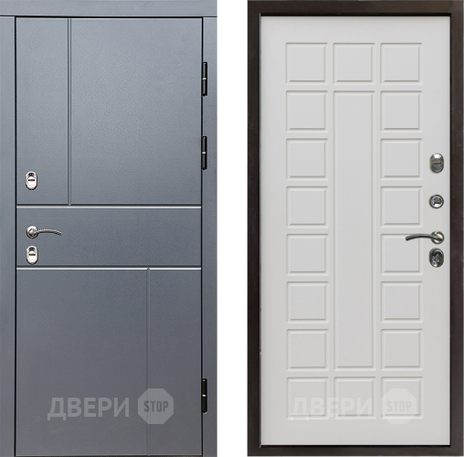 Входная металлическая Дверь Престиж TERMO с терморазрывом Горизонт Грэй Престиж Бежевый мат в Воскресенске