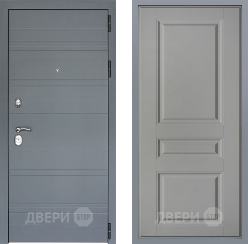 Дверь Заводские двери Лира Софт графит Стокгольм Грей софт в Воскресенске
