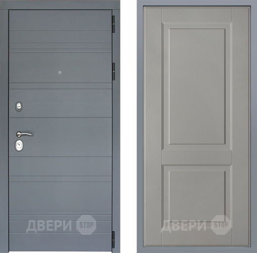 Дверь Заводские двери Лира Софт графит Доррен Грей софт в Воскресенске