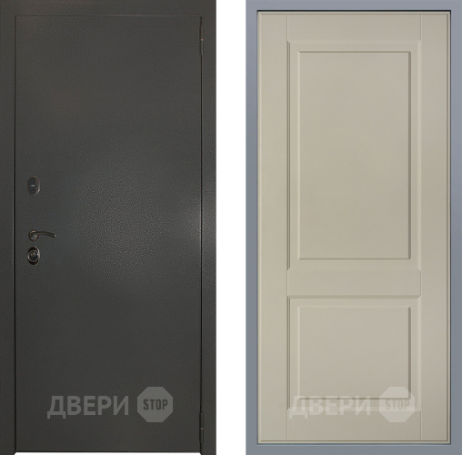 Дверь Заводские двери Эталон 3к антик серебро Доррен Шампань в Воскресенске