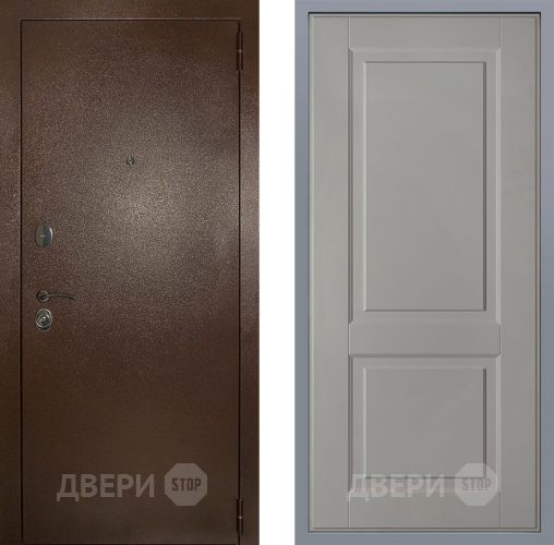 Дверь Заводские двери Эталон 3к антик медь Доррен Грей софт в Воскресенске