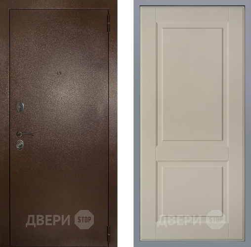 Дверь Заводские двери Эталон 3к антик медь Доррен Шампань в Воскресенске