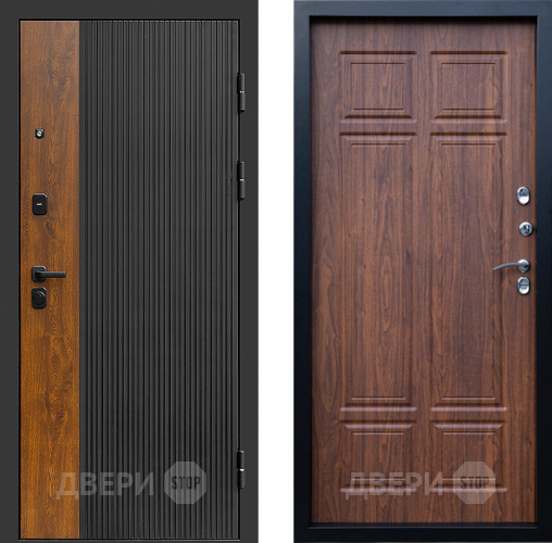Входная металлическая Дверь Престиж Prestizh Премиум Орех темный в Воскресенске