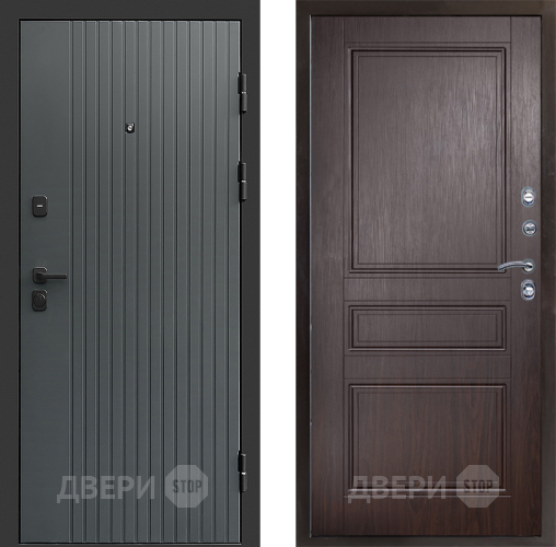 Входная металлическая Дверь Престиж Tvist Grey Классика Венге в Воскресенске