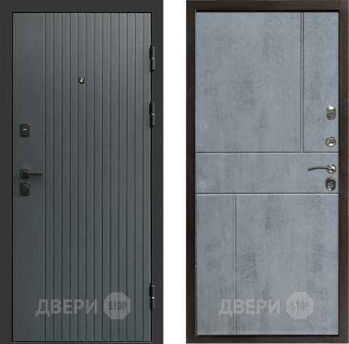 Дверь Престиж Tvist Grey Горизонт Бетон темный в Воскресенске
