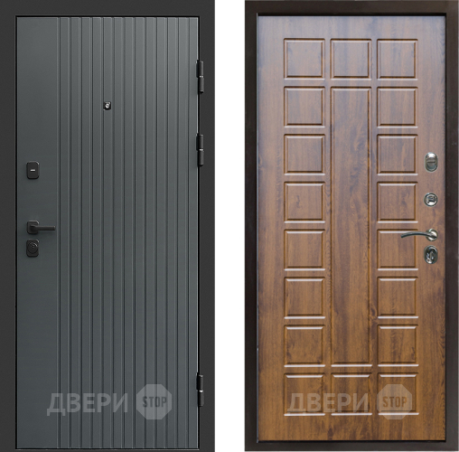 Входная металлическая Дверь Престиж Tvist Grey Престиж Дуб в Воскресенске