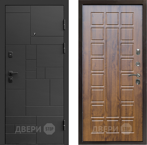 Входная металлическая Дверь Престиж Kvadro Престиж Дуб в Воскресенске
