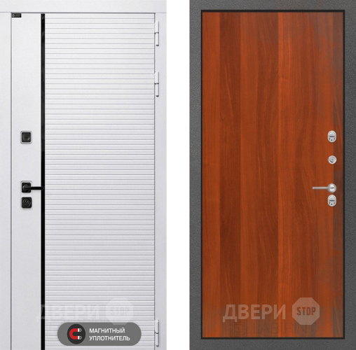 Входная металлическая Дверь Лабиринт (LABIRINT) Royal 05 Итальянский орех в Воскресенске