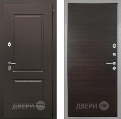 Входная металлическая Дверь Интекрон (INTECRON) Кампо Гладкая Эковенге поперечный в Воскресенске