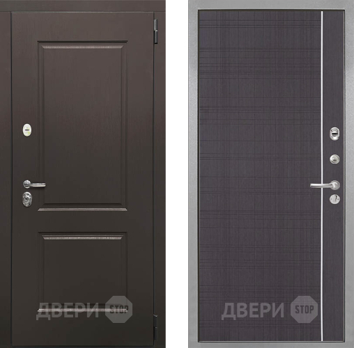 Входная металлическая Дверь Интекрон (INTECRON) Кампо В-07 с молдингом Венге в Воскресенске