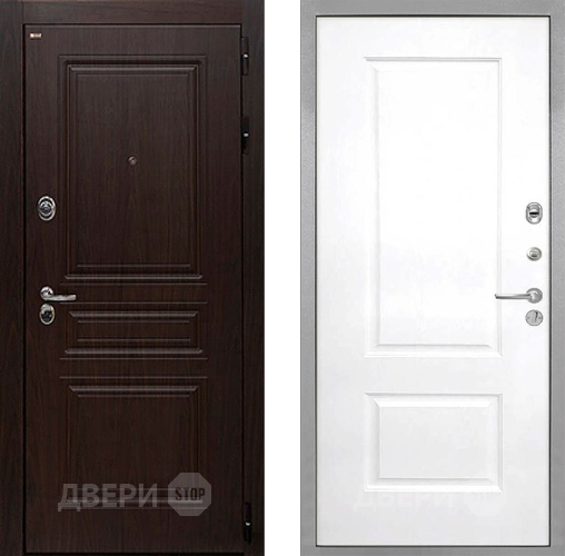 Дверь Интекрон (INTECRON) Брайтон Тиковое Дерево Альба Роял Вуд белый в Воскресенске