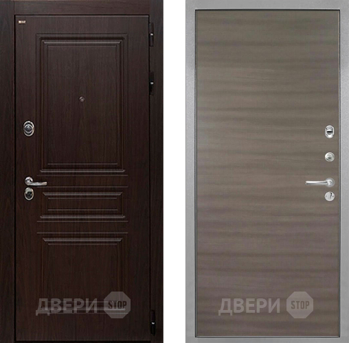 Дверь Интекрон (INTECRON) Брайтон Тиковое Дерево Гладкая Дуб тоскано поперечный в Воскресенске