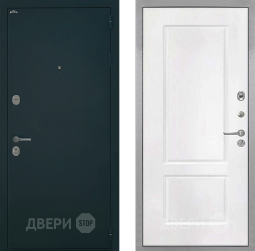 Входная металлическая Дверь Интекрон (INTECRON) Греция КВ-2 Белый матовый в Воскресенске